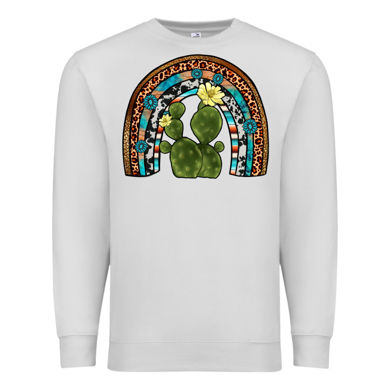 Cactus Gemstone Rainbow Premium Sweatshirt by Artiststas | Teevron