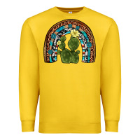 Lemon cactus gemstone rainbow Premium Sweatshirt - Artiststas