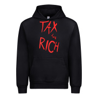 Black tax the rich shirt (on back)political t shirts for women men t shirt Urban Hoodie - minhPixels