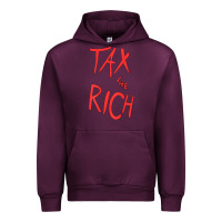 Mauve Wine tax the rich shirt (on back)political t shirts for women men t shirt Urban Hoodie - minhPixels