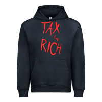 Navy tax the rich shirt (on back)political t shirts for women men t shirt Urban Hoodie - minhPixels