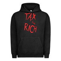 Pigment Black tax the rich shirt (on back)political t shirts for women men t shirt Urban Hoodie - minhPixels