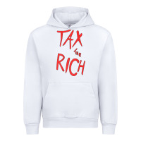 White tax the rich shirt (on back)political t shirts for women men t shirt Urban Hoodie - minhPixels