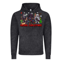 Vintage Black merry christmas gnomies Vintage Hoodie - CowGirlArtShop