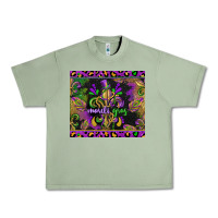 Oil Green mardi gras fleur de lis Urban Heavy Tee - CowGirlArtShop