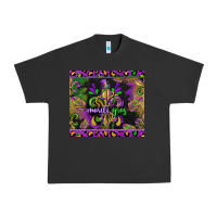 Pigment Black mardi gras fleur de lis Urban Heavy Tee - CowGirlArtShop