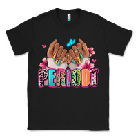 Black Periodt afro woman nail art Classic Tee - RanaPortraitStore