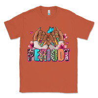 Copper Periodt afro woman nail art Classic Tee - RanaPortraitStore