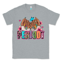 Heather Grey Periodt afro woman nail art Classic Tee - RanaPortraitStore