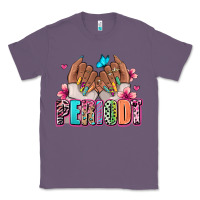 Lavender Periodt afro woman nail art Classic Tee - RanaPortraitStore