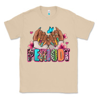 Mushroom Periodt afro woman nail art Classic Tee - RanaPortraitStore