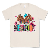 Natural Periodt afro woman nail art Classic Tee - RanaPortraitStore