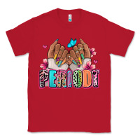 Red Periodt afro woman nail art Classic Tee - RanaPortraitStore