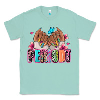 Seafoam Periodt afro woman nail art Classic Tee - RanaPortraitStore