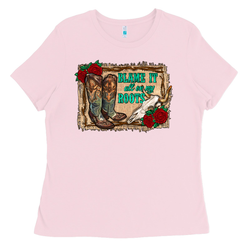 Blame It All On My Roots Ladies Tee by RanaPortraitStore | Teevron