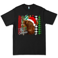 Black Merry Christmas Cow Premium Tee - Bettercallsaul