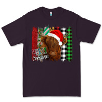 Plum Merry Christmas Cow Premium Tee - Bettercallsaul