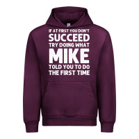Mauve Wine mike gift name personalized birthday funny christmas joke Urban Hoodie - minhPixels