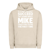 Pigment French Oak mike gift name personalized birthday funny christmas joke Urban Hoodie - minhPixels