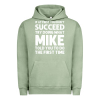 Pigment Oil Green mike gift name personalized birthday funny christmas joke Urban Hoodie - minhPixels