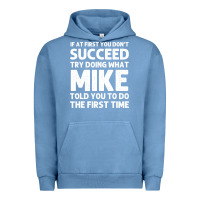 Pigment Pebble Blue mike gift name personalized birthday funny christmas joke Urban Hoodie - minhPixels