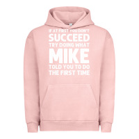 Pigment Salmon mike gift name personalized birthday funny christmas joke Urban Hoodie - minhPixels