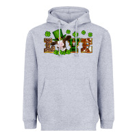 Heather Grey st patricks love heifer Heavyweight Hoodie - Artiststas