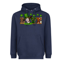 Navy st patricks love heifer Heavyweight Hoodie - Artiststas