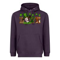 Plum st patricks love heifer Heavyweight Hoodie - Artiststas