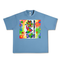 Pebble Blue peace love understand Urban Heavy Tee - CowGirlArtShop