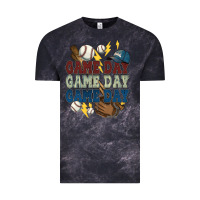 Cloud Black Game Day lightning bolt Baseball Vintage Tee - HowdyJamesFarm