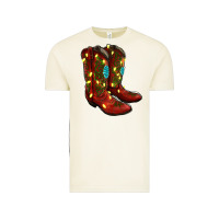 Vintage Arctic Western Christmas Boots Vintage Tee - RanaPortraitStore