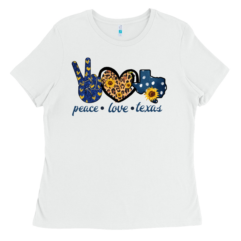 Peace Love Texas Ladies Tee by Bettercallsaul | Teevron