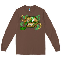 Chestnut St. Patrick's Day lips Long Sleeve Tee - CowGirlArtShop