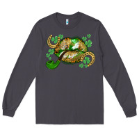 Smoke St. Patrick's Day lips Long Sleeve Tee - CowGirlArtShop