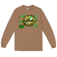 Toasted Coconut St. Patrick's Day lips Long Sleeve Tee - CowGirlArtShop