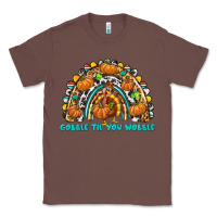 Chestnut Gobble Til You Wobble with Rainbow Classic Tee - texasbilliewilder