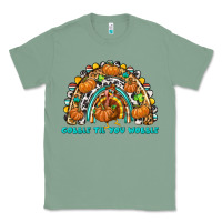 Sage Gobble Til You Wobble with Rainbow Classic Tee - texasbilliewilder