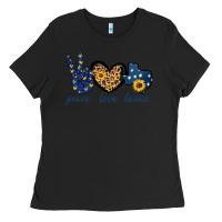 Black Peace Love Texas Ladies Tee - Bettercallsaul
