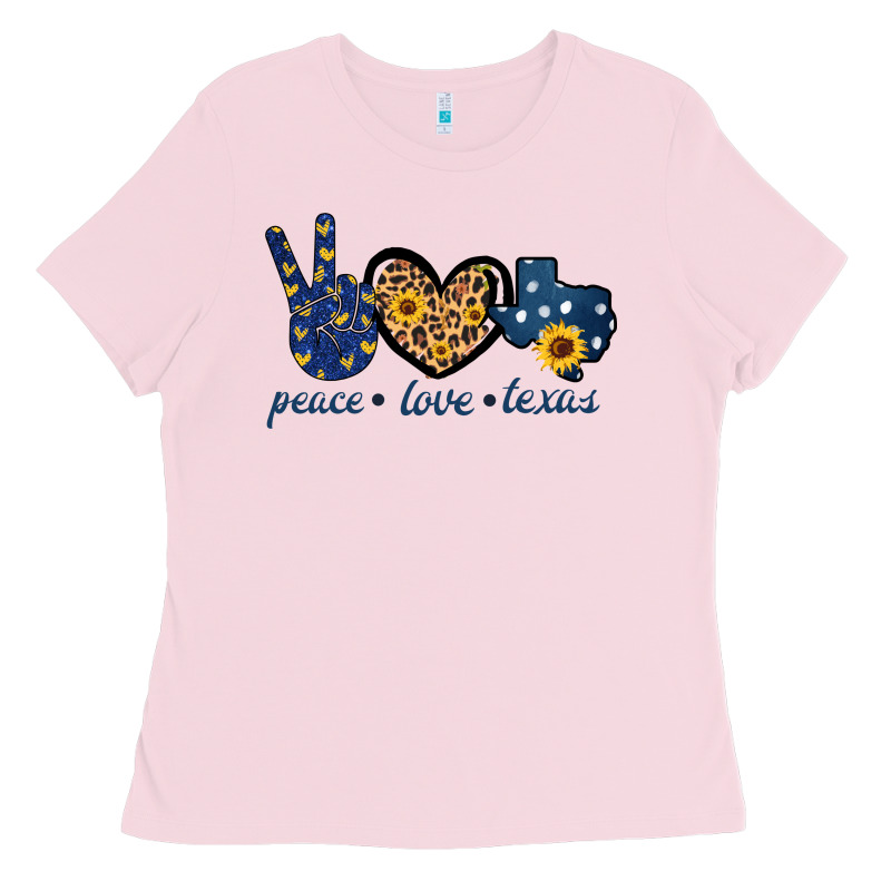 Peace Love Texas Ladies Tee by Bettercallsaul | Teevron