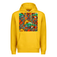 Lemon fall truck seamless pattern Premium Hoodie - BundleAndBundleShop