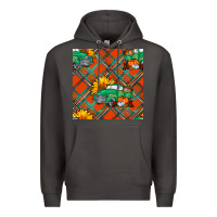 Smoke fall truck seamless pattern Premium Hoodie - BundleAndBundleShop