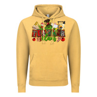Vintage Mustard teacher claus christmas Vintage Hoodie - CowGirlArtShop