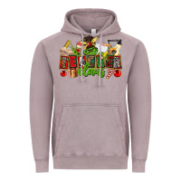 Vintage Zinc teacher claus christmas Vintage Hoodie - CowGirlArtShop