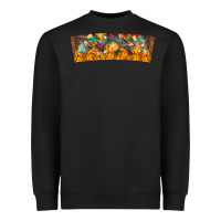 Black Nach Valentine Heavyweight Sweatshirt - CowhideDigitalArt