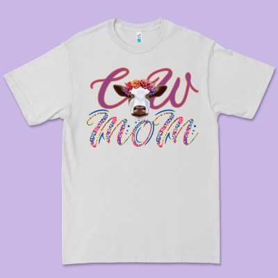 Cow Mom Premium Tee Designed By Bettercallsaul