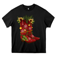 Black Christmas boots Heavy Core Tee - JahusDesignShop