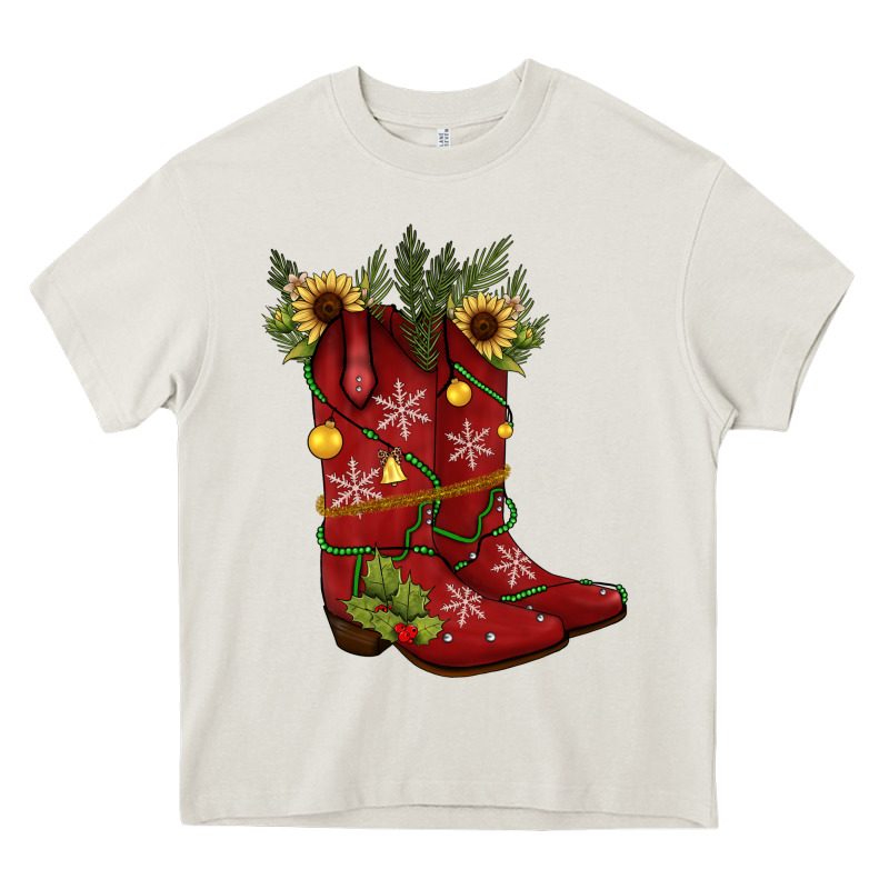 Christmas Boots Heavy Core Tee by JahusDesignShop | Teevron