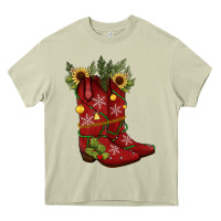 Mossy Christmas boots Heavy Core Tee - JahusDesignShop