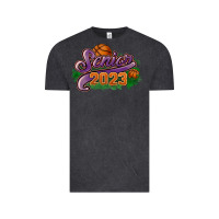 Vintage Black Senior 2023 basketball Vintage Tee - HowdyJamesFarm
